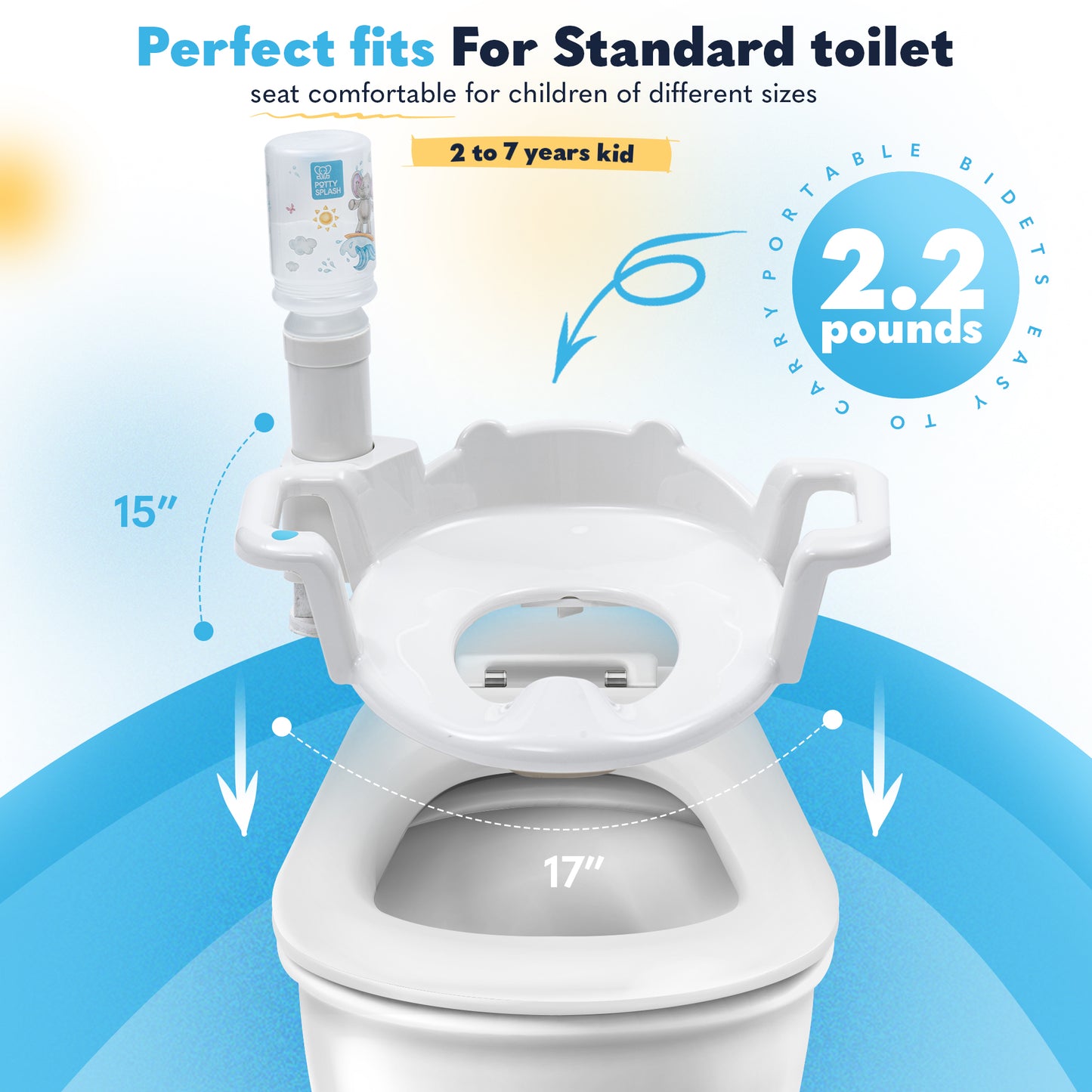 Potty Splash 2 in 1 Bidet + Potty Seat